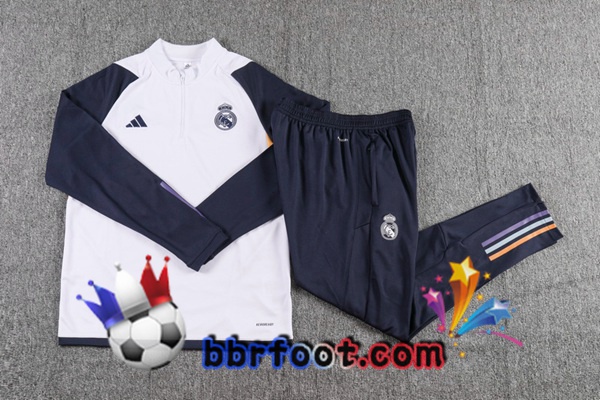 Survetement Foot Real Madrid Blanc 2023/2024