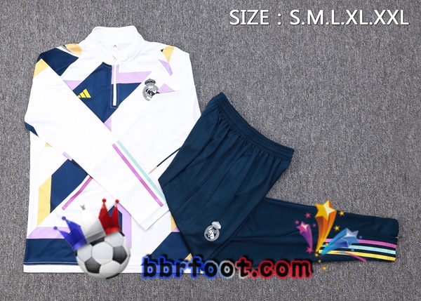 Survetement Foot Real Madrid Blanc 2023/2024