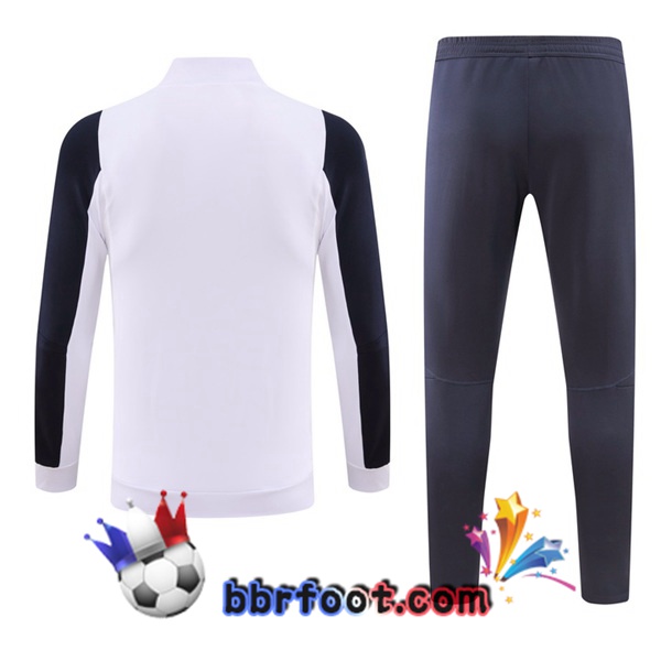 Survetement Foot - Veste Real Madrid Blanc 2023/2024