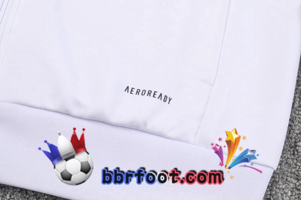 Survetement Foot - Veste Real Madrid Blanc 2023/2024