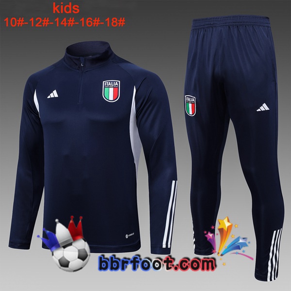 Survetement Foot Italie Enfant Bleu Royal 2023/2024