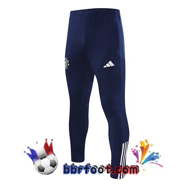 Pantalon Foot Manchester United Bleu Royal 2023/2024