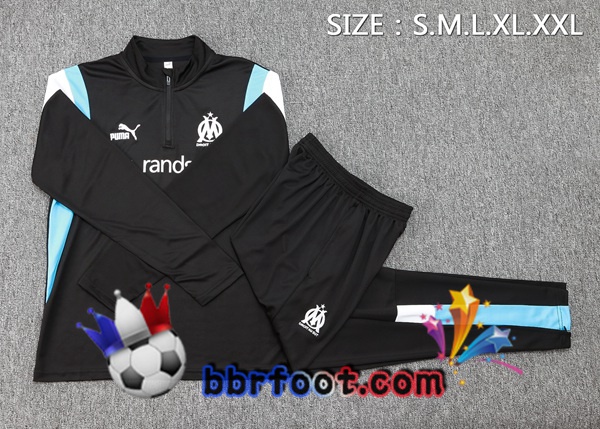 Survetement Foot Marseille OM Noir 2023/2024