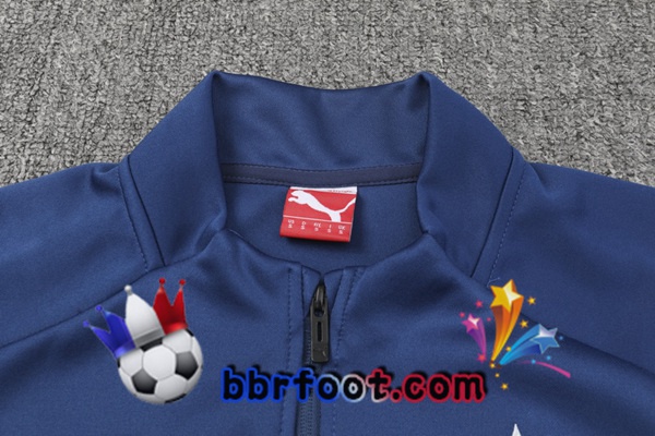 Survetement Foot - Veste Marseille OM Bleu Royal 2023/2024