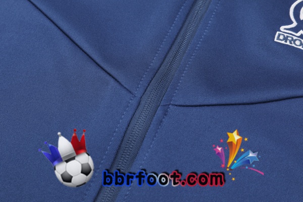 Survetement Foot - Veste Marseille OM Bleu Royal 2023/2024