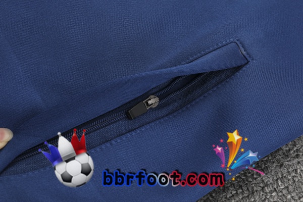 Survetement Foot - Veste Marseille OM Bleu Royal 2023/2024