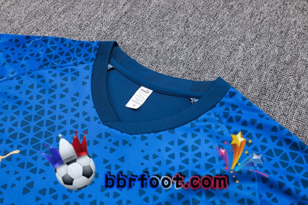 Ensemble Training T-Shirts Marseille OM + Shorts Bleu 2023/2024