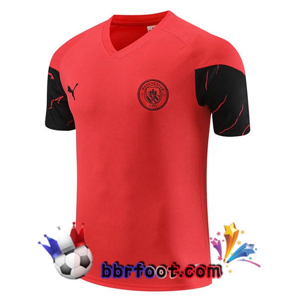 Training T-Shirts Manchester City Rouge 2023/2024