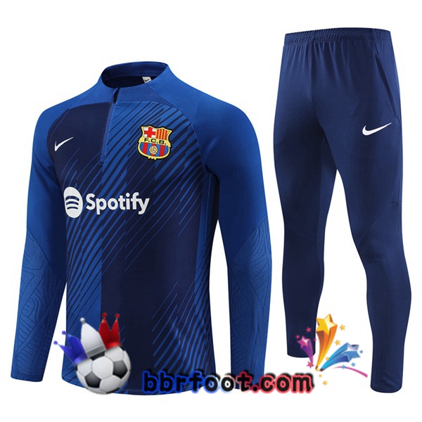 Survetement Foot FC Barcelone Bleu 2023/2024