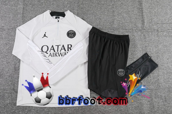Survetement Foot JORDAN Paris PSG Gris 2023/2024