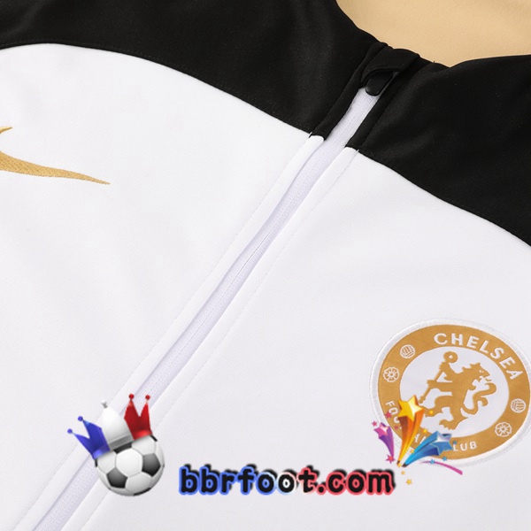 Survetement Foot - Veste FC Chelsea Blanc 2023/2024