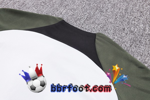Survetement Foot - Veste FC Barcelone Blanc Vert 2023/2024