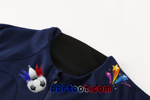 Survetement Foot - Veste Paris PSG Bleu Royal 2023/2024