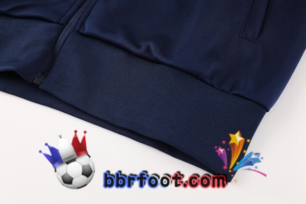 Survetement Foot - Veste Paris PSG Bleu Royal 2023/2024