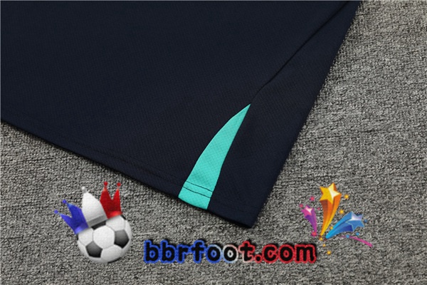 Ensemble Training T-Shirts FC Barcelone + Shorts Vert Bleu Royal 2023/2024