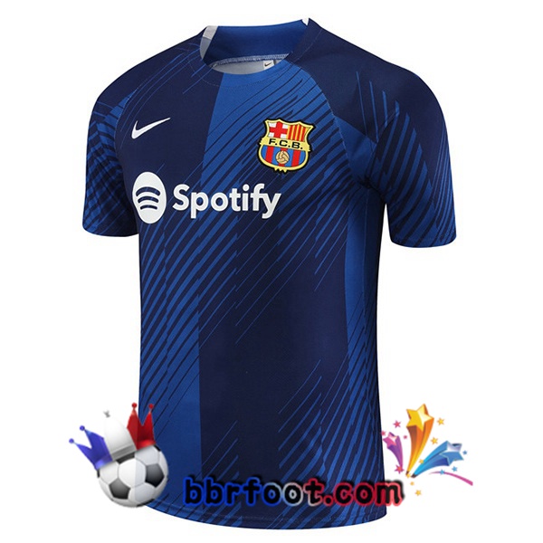 Training T-Shirts FC Barcelone Bleu 2023/2024