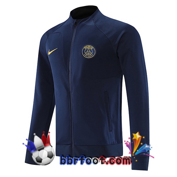Veste Foot Paris PSG Bleu Royal 2023/2024