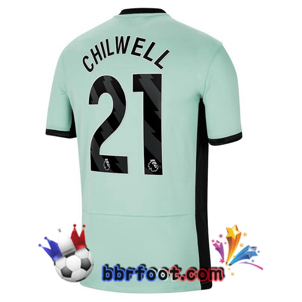Maillot Foot FC Chelsea (Chilwell 21) Third Vert 2023/2024