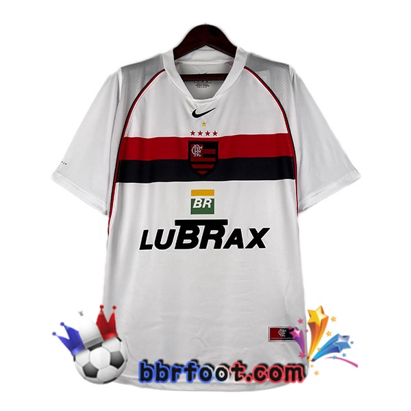 Maillot Foot Flamengo Retro Exterieur Blanc 2000