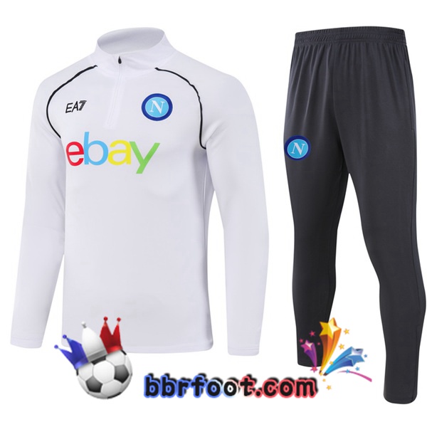 Survetement Foot SSC Naples Blanc 2023/2024