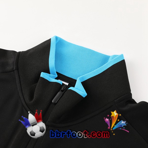 Survetement Foot - Veste SSC Naples Noir 2023/2024