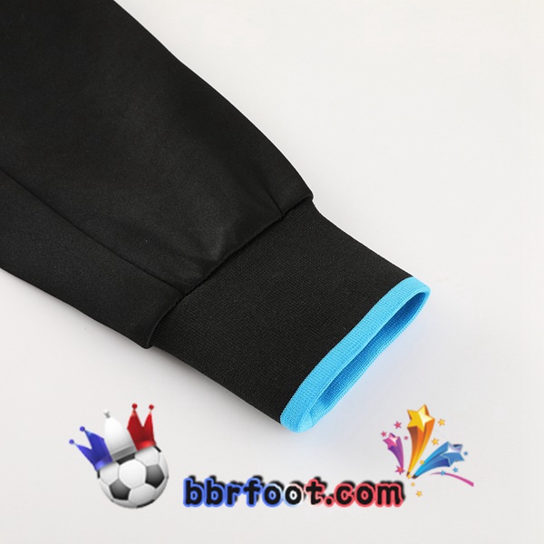 Survetement Foot - Veste SSC Naples Noir 2023/2024