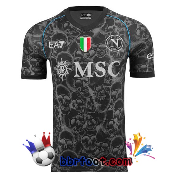 Maillot Foot SSC Naples Halloween Noir 2023/2024