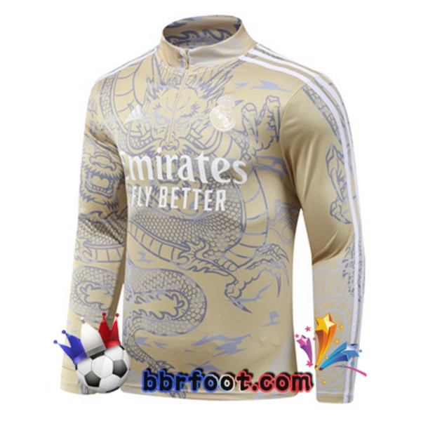 Sweatshirts Homme Real Madrid Jaune 2023/2024