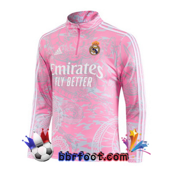 Sweatshirts Homme Real Madrid Rose 2023/2024 Sweatshirts Homme Real Madrid Rose 2023/2024