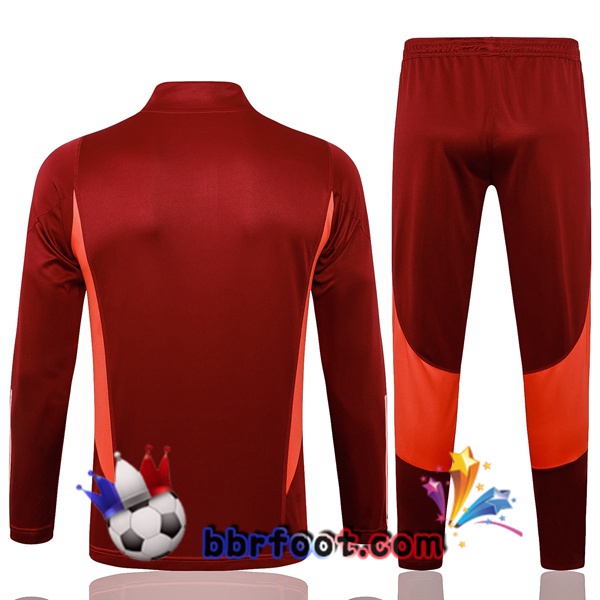 Survetement Foot Manchester United Rouge 2023/2024