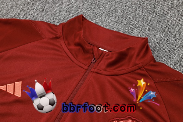 Survetement Foot Manchester United Rouge 2023/2024