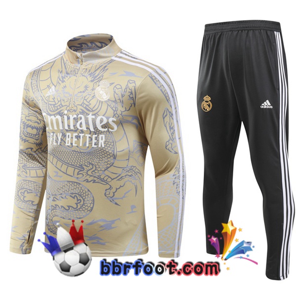 Survetement Foot Real Madrid Jaune 2023/2024