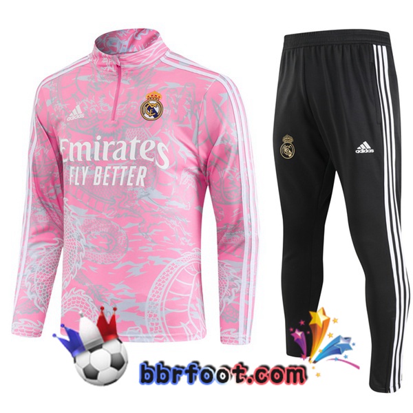 Survetement Foot Real Madrid Rose 2023/2024