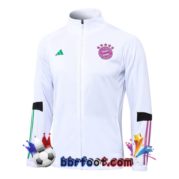 Veste Foot Bayern Munich Blanc 2023/2024