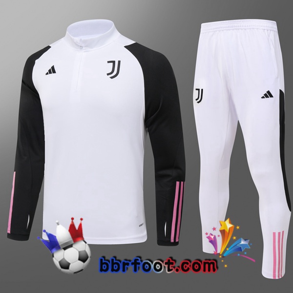 Survetement Foot Juventus Enfant Blanc 2023/2024