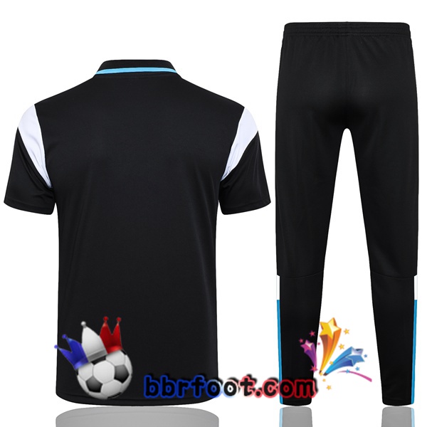 Polo Foot Marseille OM + Pantalon Noir 2023/2024