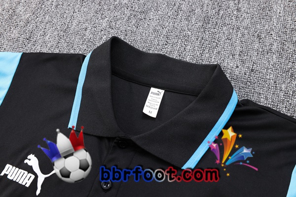 Polo Foot Marseille OM + Pantalon Noir 2023/2024
