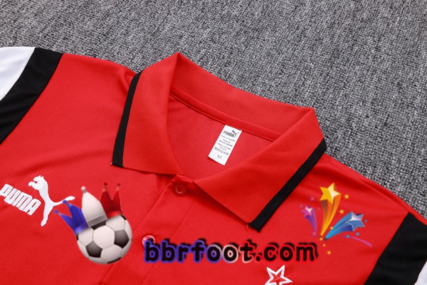 Polo Foot AC Milan + Pantalon Rouge 2023/2024