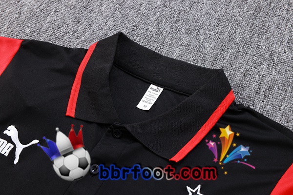 Polo Foot AC Milan + Pantalon Noir 2023/2024