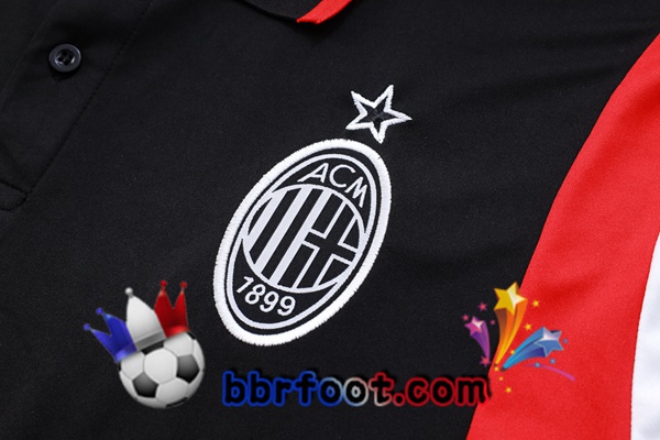 Polo Foot AC Milan + Pantalon Noir 2023/2024
