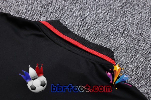 Polo Foot AC Milan + Pantalon Noir 2023/2024