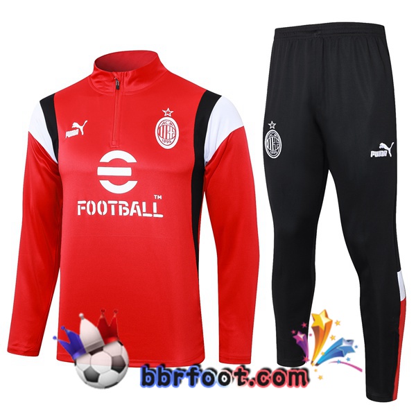 Survetement Foot AC Milan Rouge 2023/2024