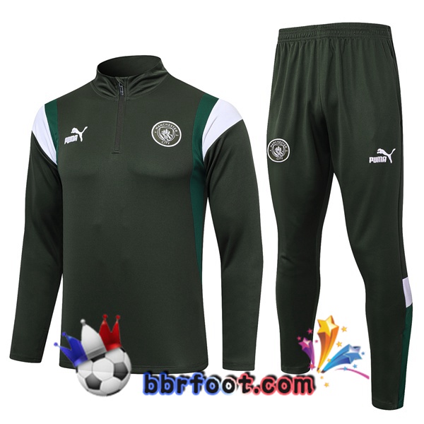 Survetement Foot Manchester City Vert 2023/2024