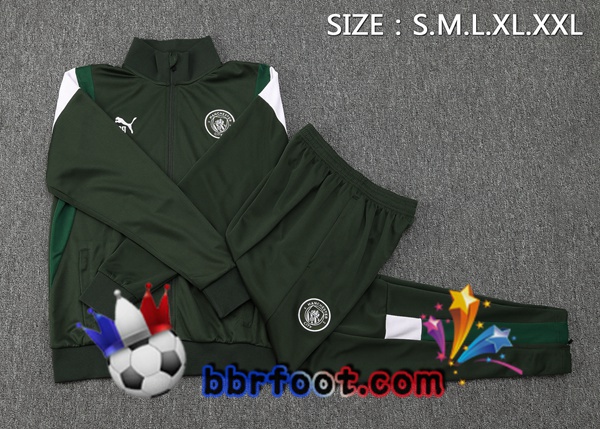 Survetement Foot - Veste Manchester City Vert 2023/2024