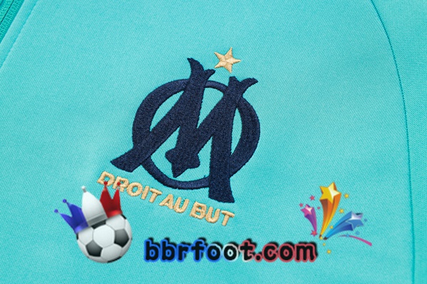 Survetement Foot - Veste Marseille OM Bleu 2023/2024