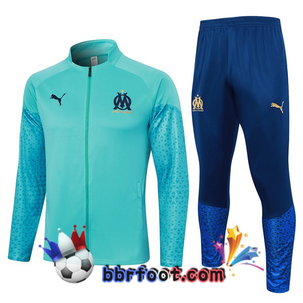Survetement Foot - Veste Marseille OM Bleu 2023/2024