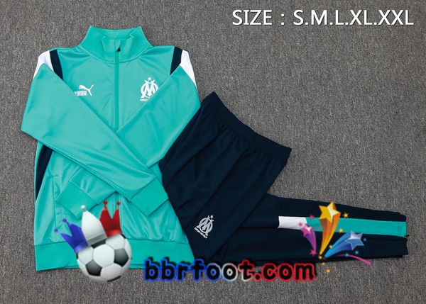 Survetement Foot - Veste Marseille OM Bleu 2023/2024