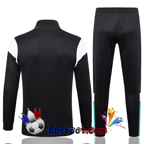 Survetement Foot - Veste Marseille OM Noir 2023/2024