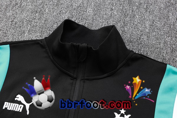 Survetement Foot - Veste Marseille OM Noir 2023/2024