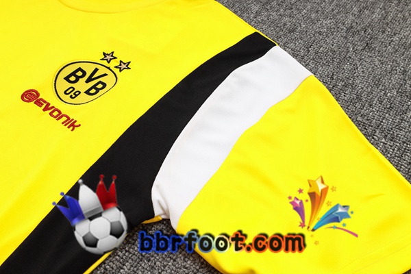 Ensemble Training T-Shirts Dortmund BVB + Pantalon Jaune 2023/2024